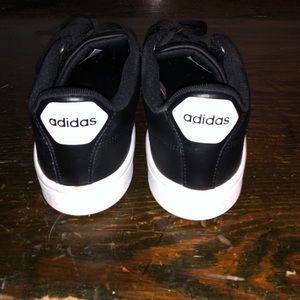 Adidas neo black and white sneakers